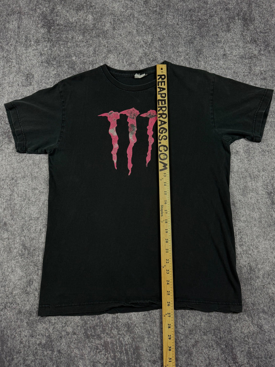 (rare) 2000s monster energy x fox racing shirt (M)