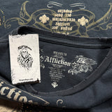 (rare) 2000s Affliction Rhinestone Shirt (M)