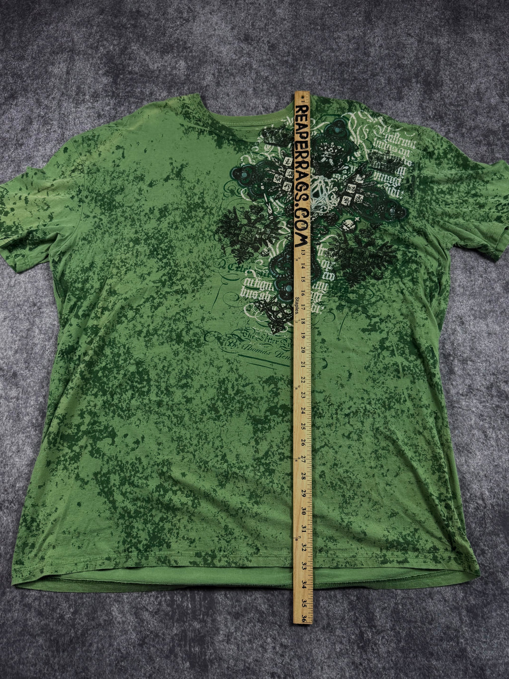 (rare) 2000s archaic x affliction shirt (XXXL)