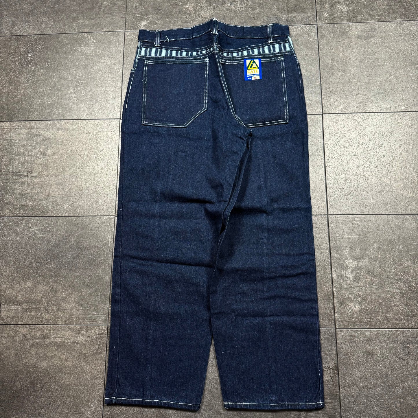 Y2K JNCO Style LA GATE Wide Leg Baggy Jeans (38x30)