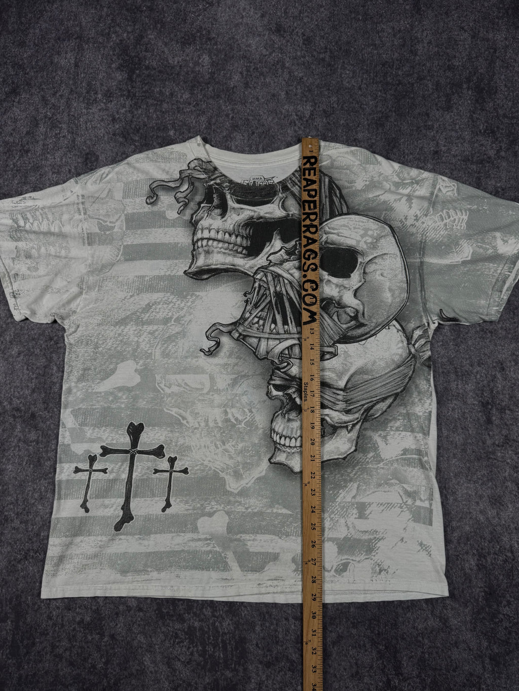 (rare) 2000s mma elite shirt (XL)