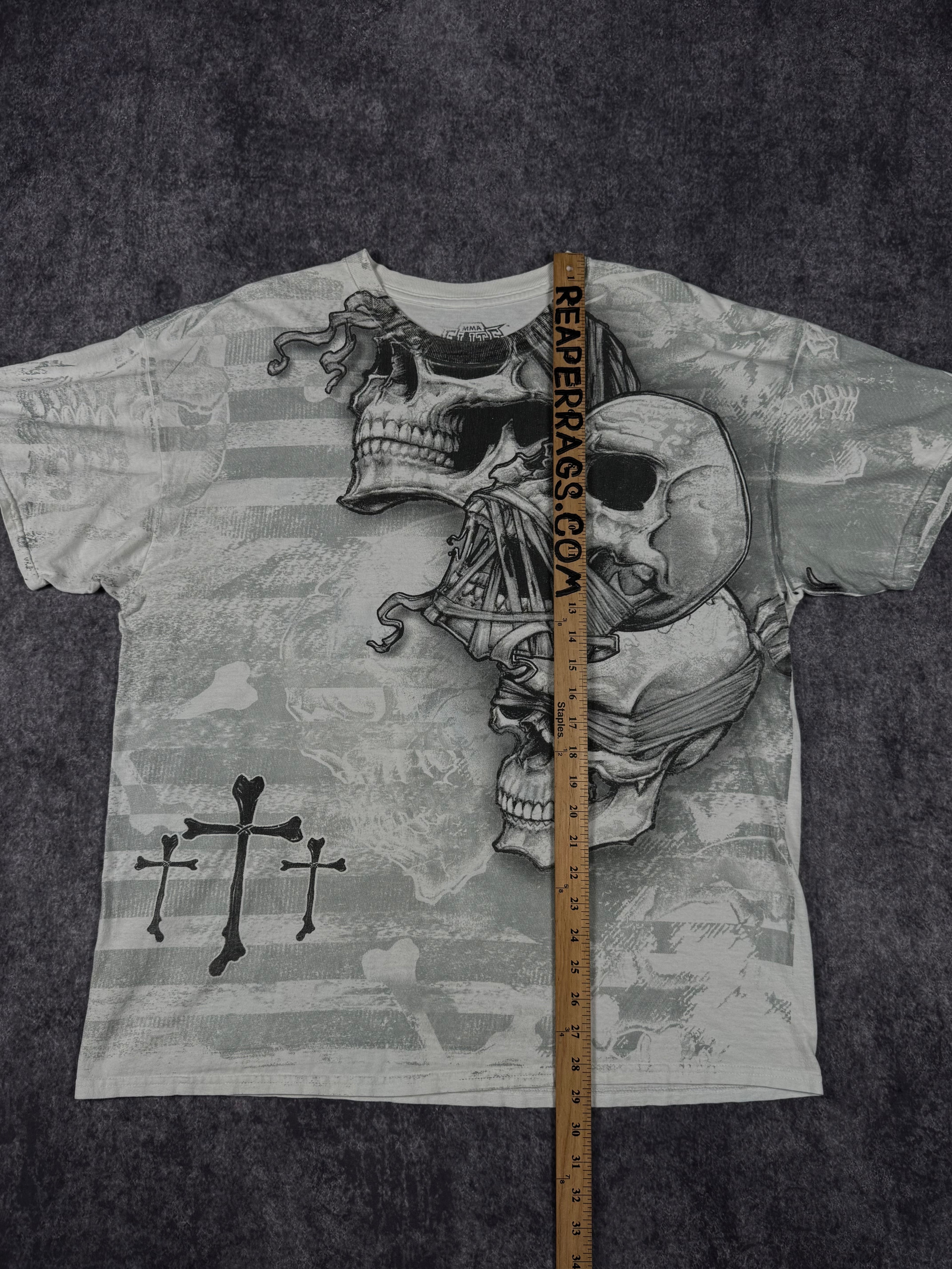 (rare) 2000s mma elite shirt (XL)