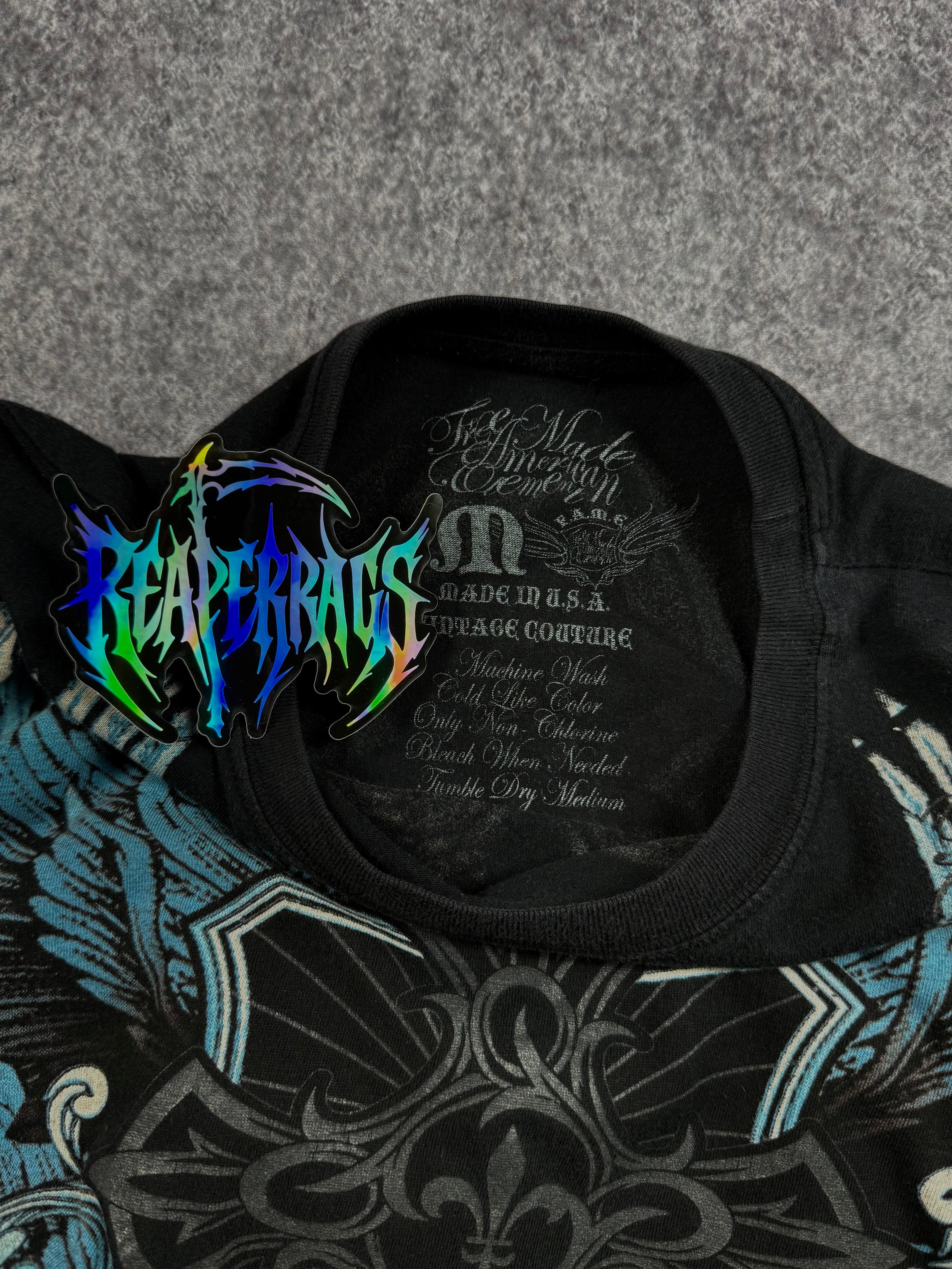 (rare) 2000s couture shirt (L)