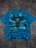 (rare) 2000s stars shirt (XL)