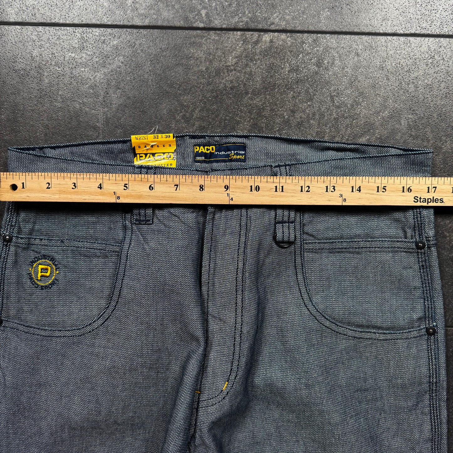 Y2K Deadstock JNCO Style Paco Wide Leg Baggy Jeans (34x31)