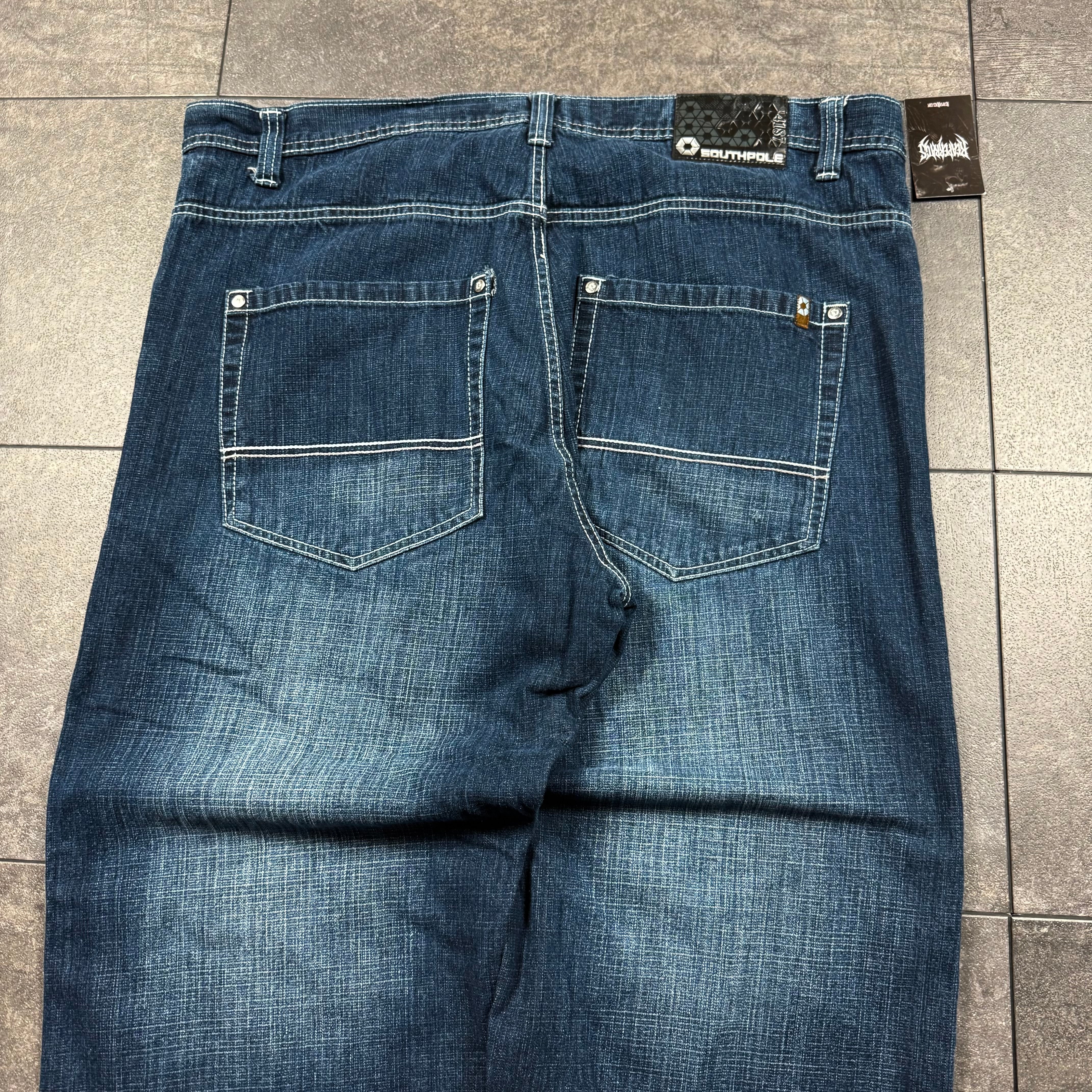 2000s Southpole Brown Tab Jeans (44x32)