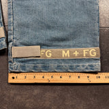 (rare) Deadstock 2000s Girbaud Shuttle Strap Jeans (32x32)