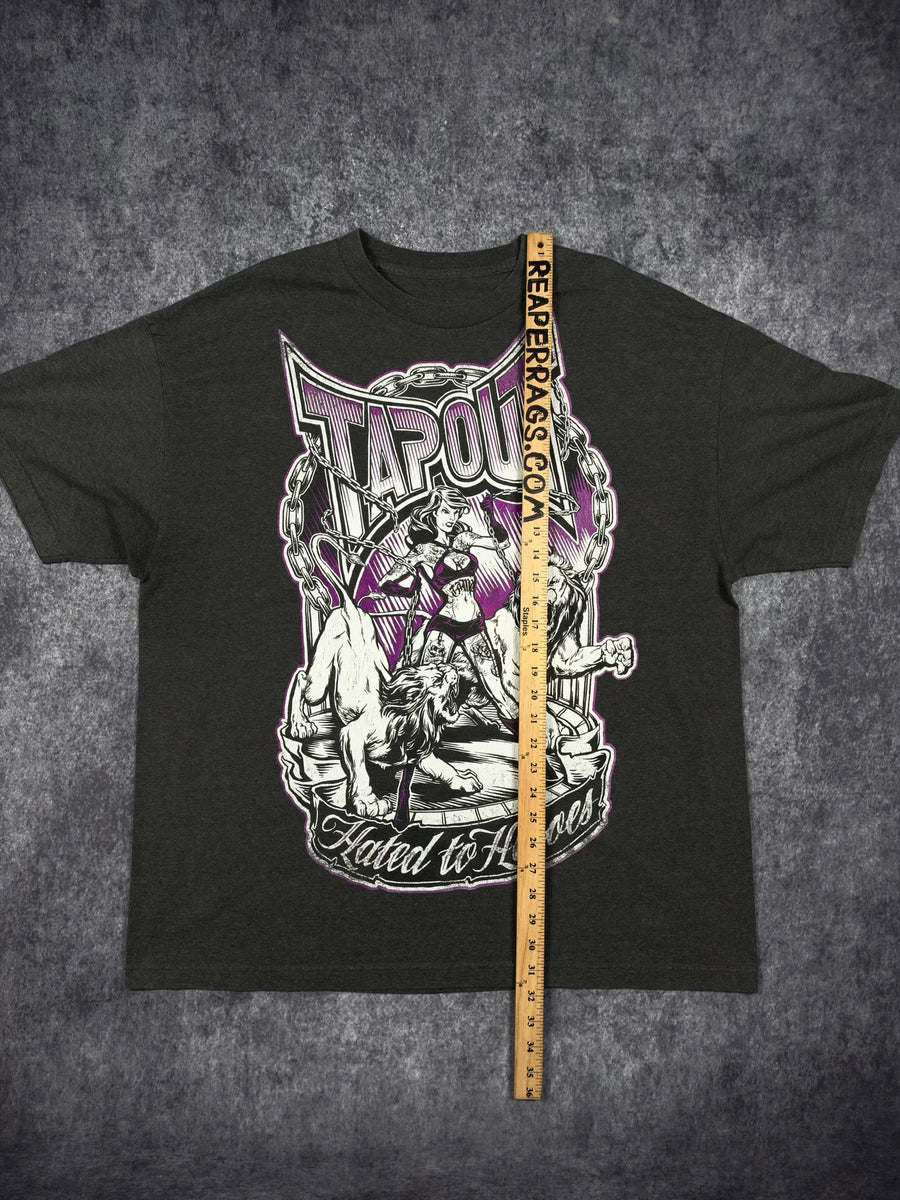 (RARE) 2000s TAPOUT SHIRT (XXL)