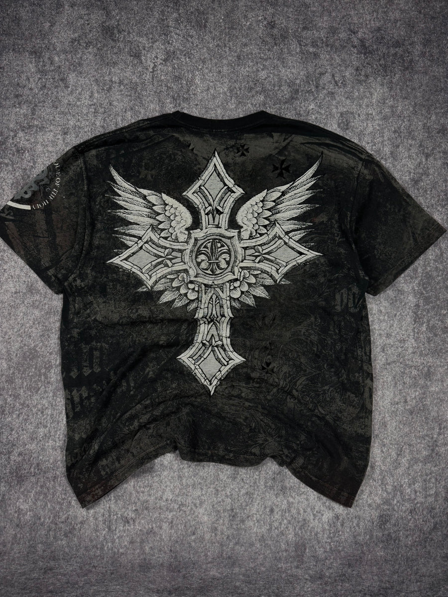 (rare) 2000s raw state heavyweight shirt (XL)