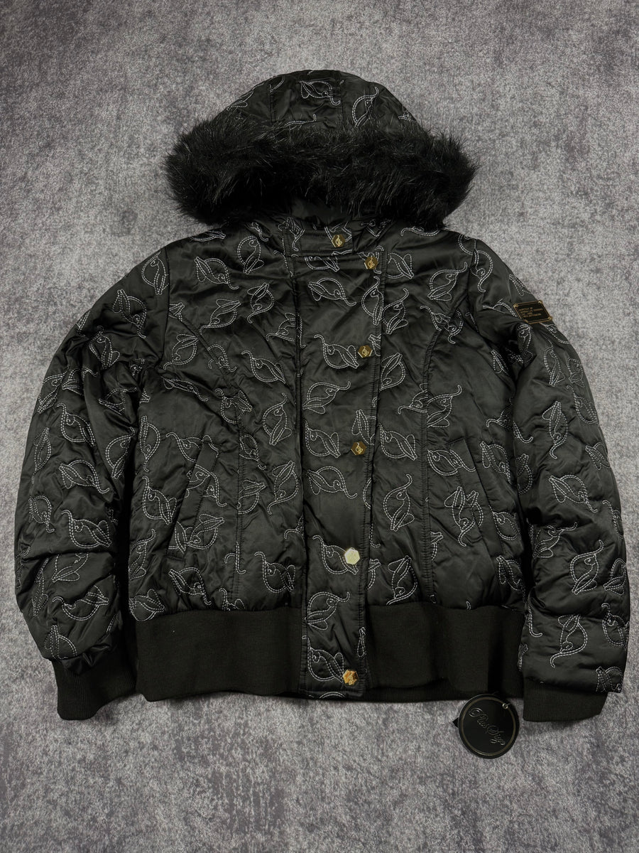 (rare) deadstock 2000s baby phat fur jacket (L)
