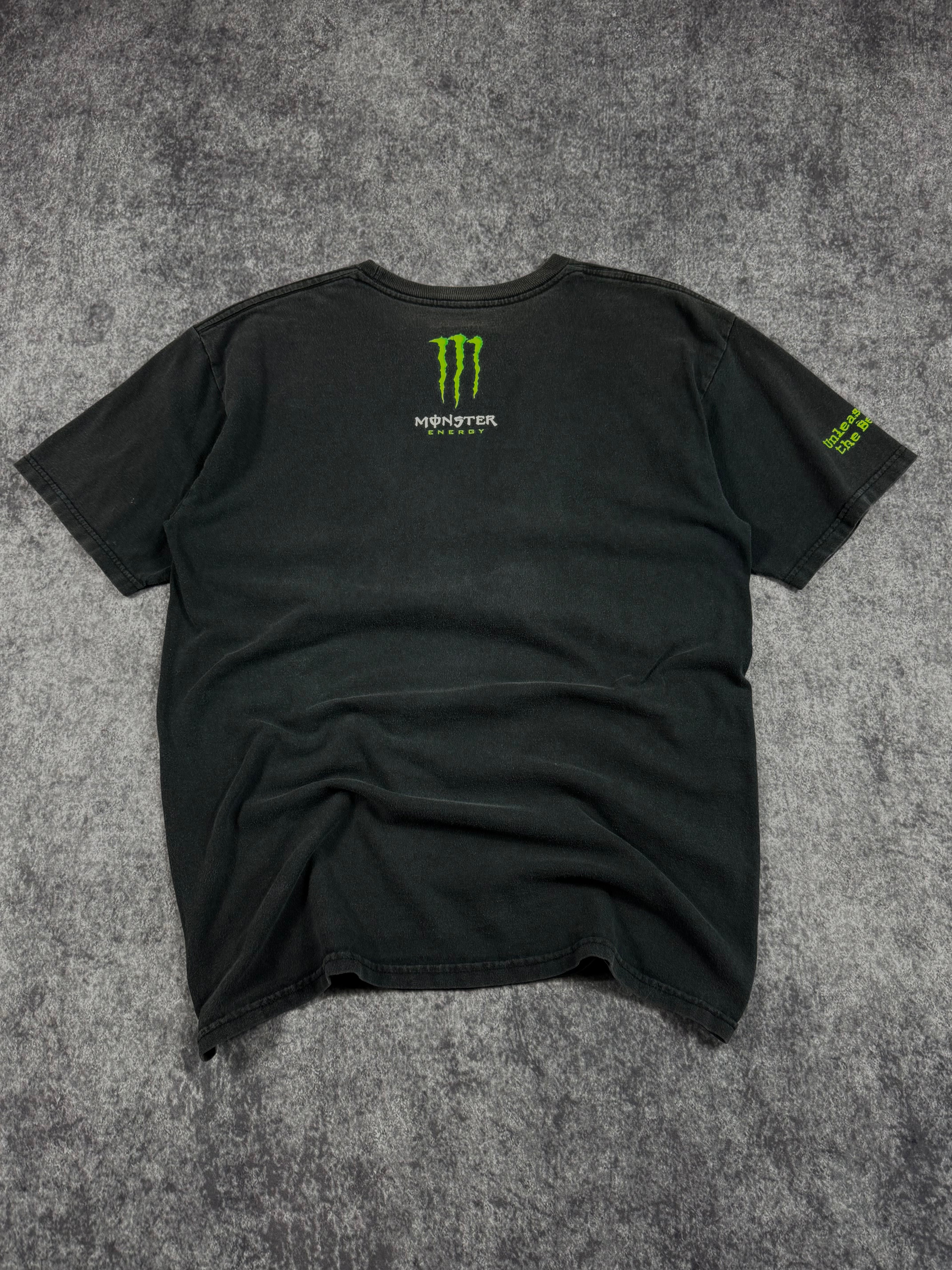 (rare) 2000s monster energy shirt (S)