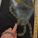 (rare) 2000s carbon black shirt (S)