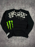 (GRAIL) 2000s FOX RACING x MONSTER ENERGY LONG SLEEVE SHIRT (L)