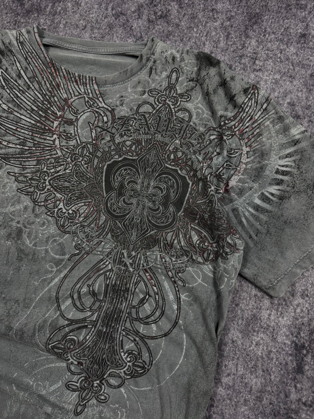 (rare) 2000s xzavier chrome shirt (XL)