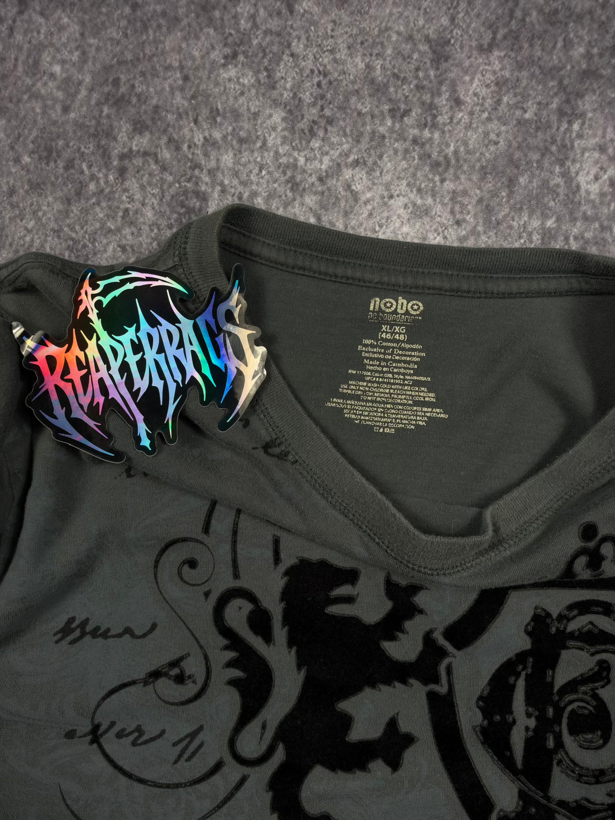 (RARE) 2000s NO BOUNDARIES LAYERED SHIRT (XL)