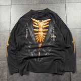 2000s Spiral Long Sleeve Shirt (M)