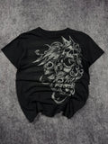 2000s winged skull shirt (S)