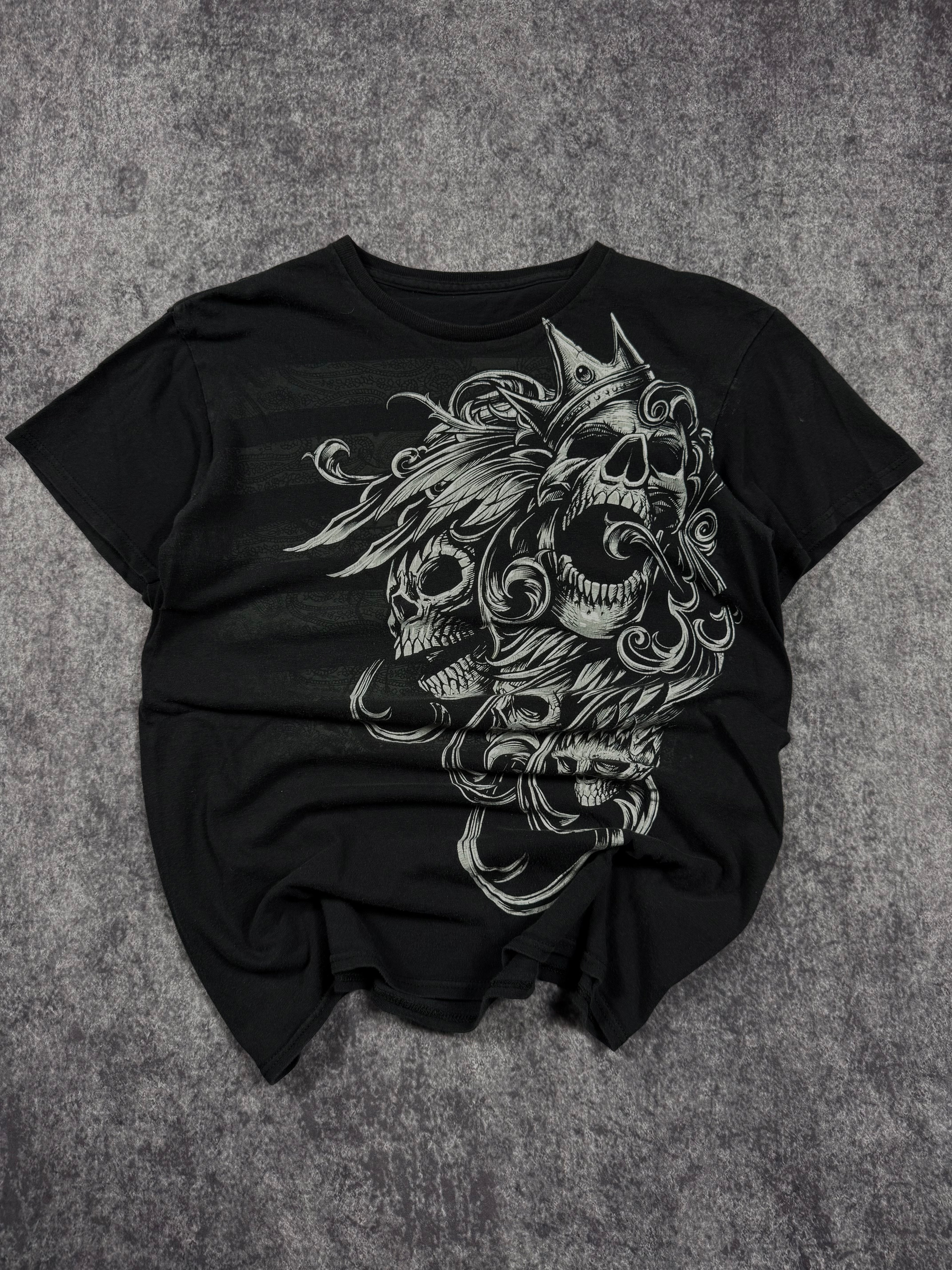 2000s winged skull shirt (S)