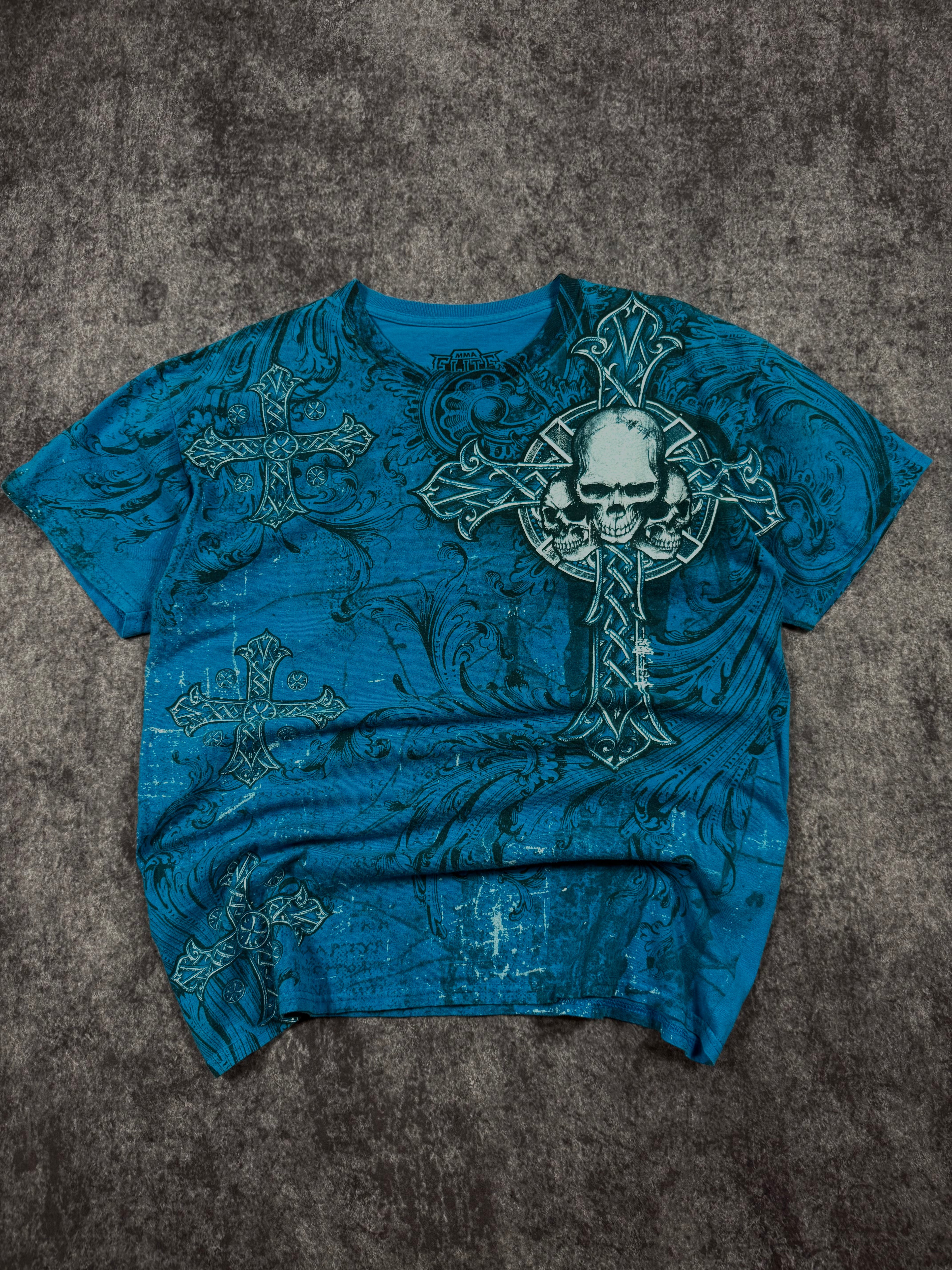 (rare) 2000s mma elite shirt (L)