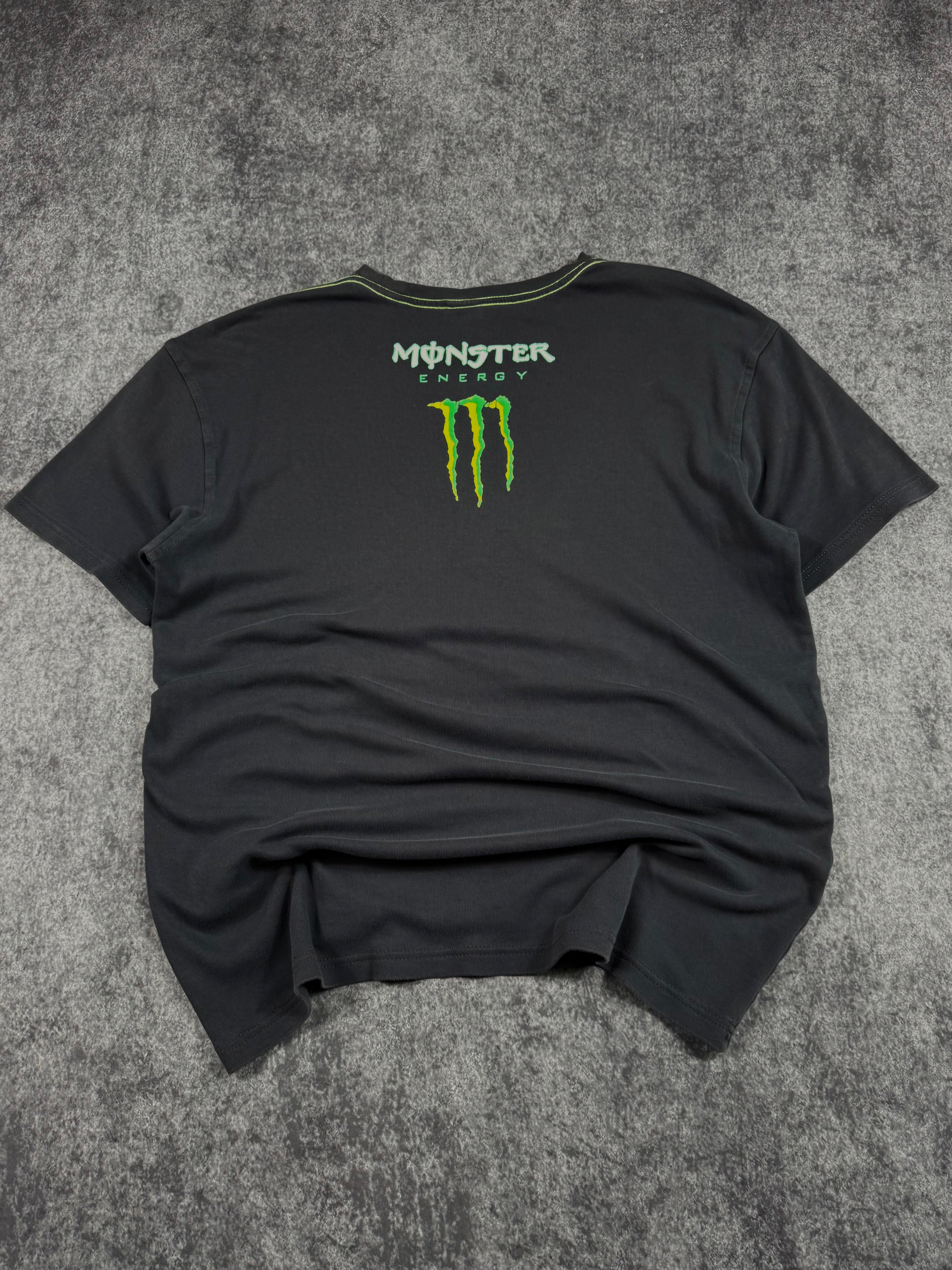 (rare) 2000s monster energy x dc shoes shirt (L)