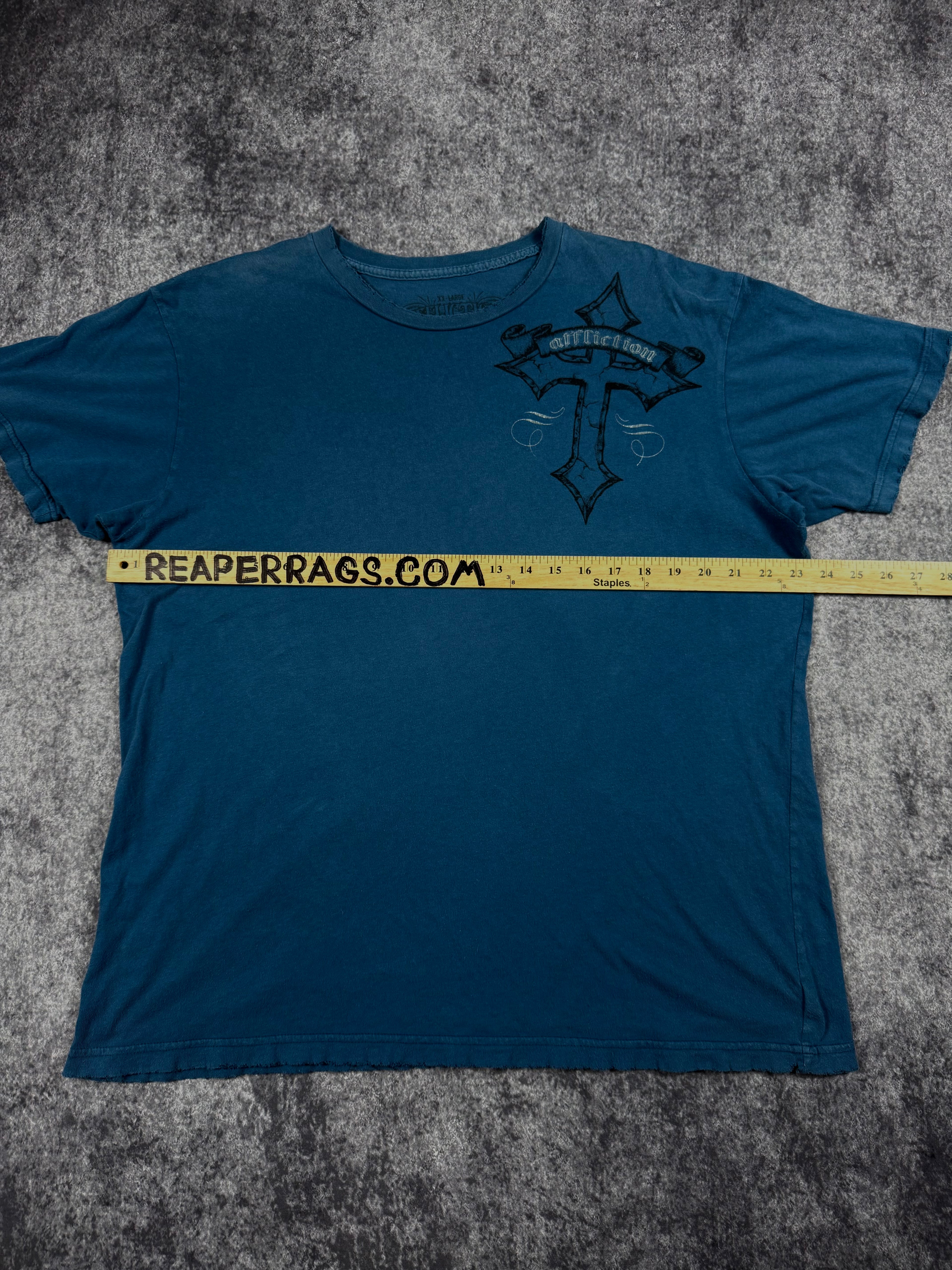 (rare) 2000s affliction shirt (XL)