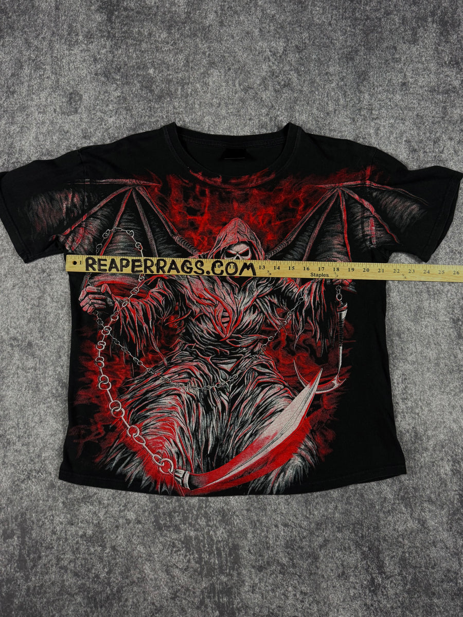 (rare) 2000s grim reaper shirt (L)