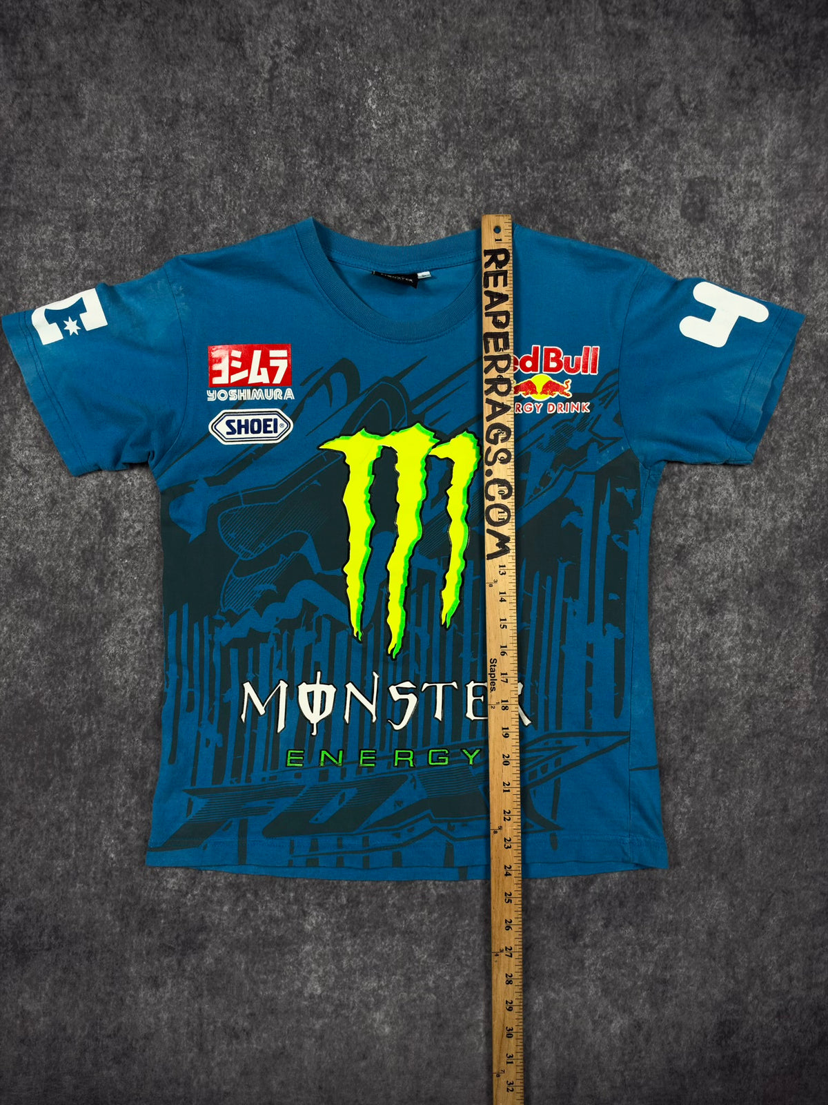 (GRAIL) 2000s MONSTER ENERGY x KEN BLOCK SHIRT (S)