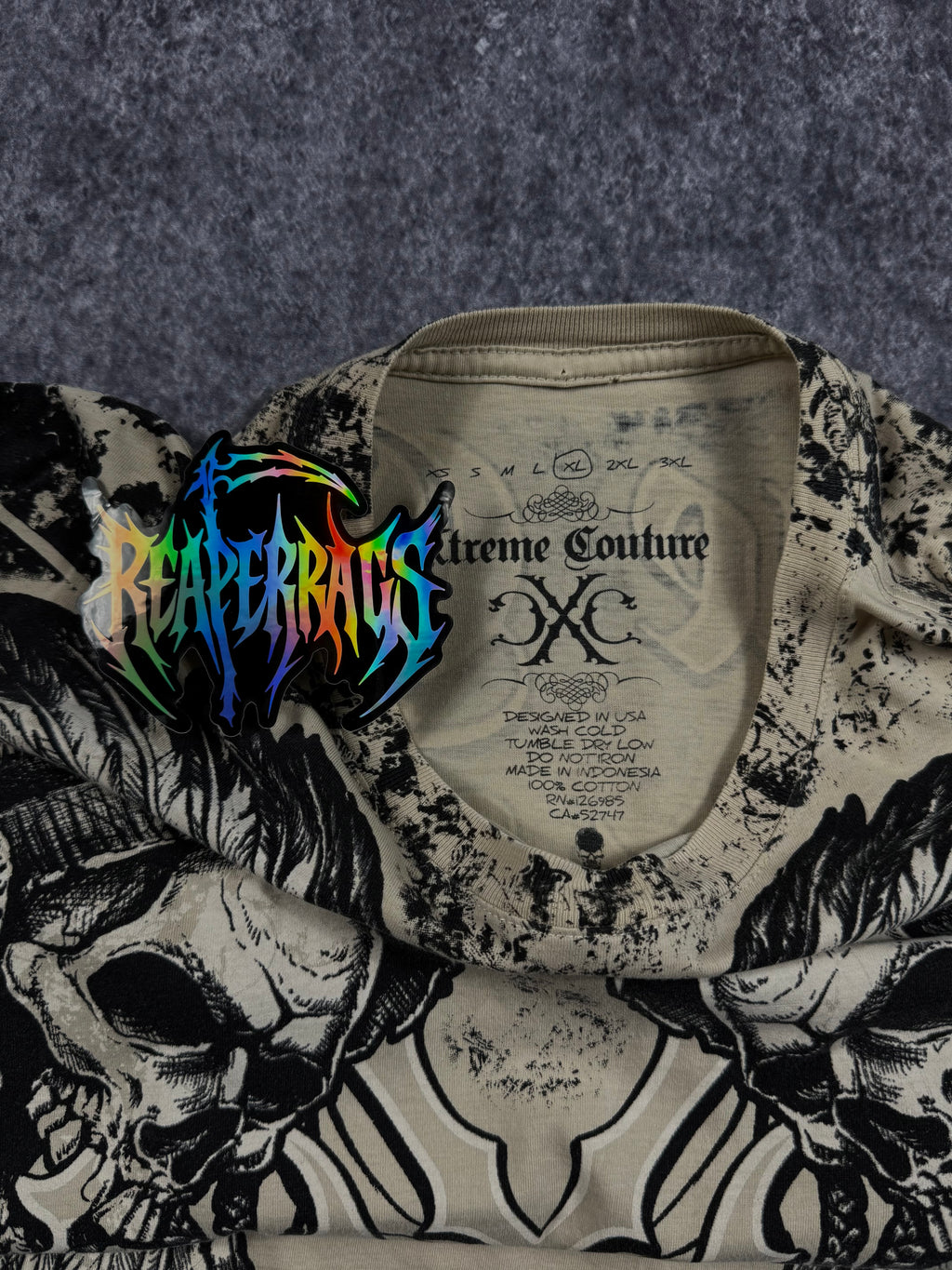 (rare) 2000s xtreme couture shirt (XL)