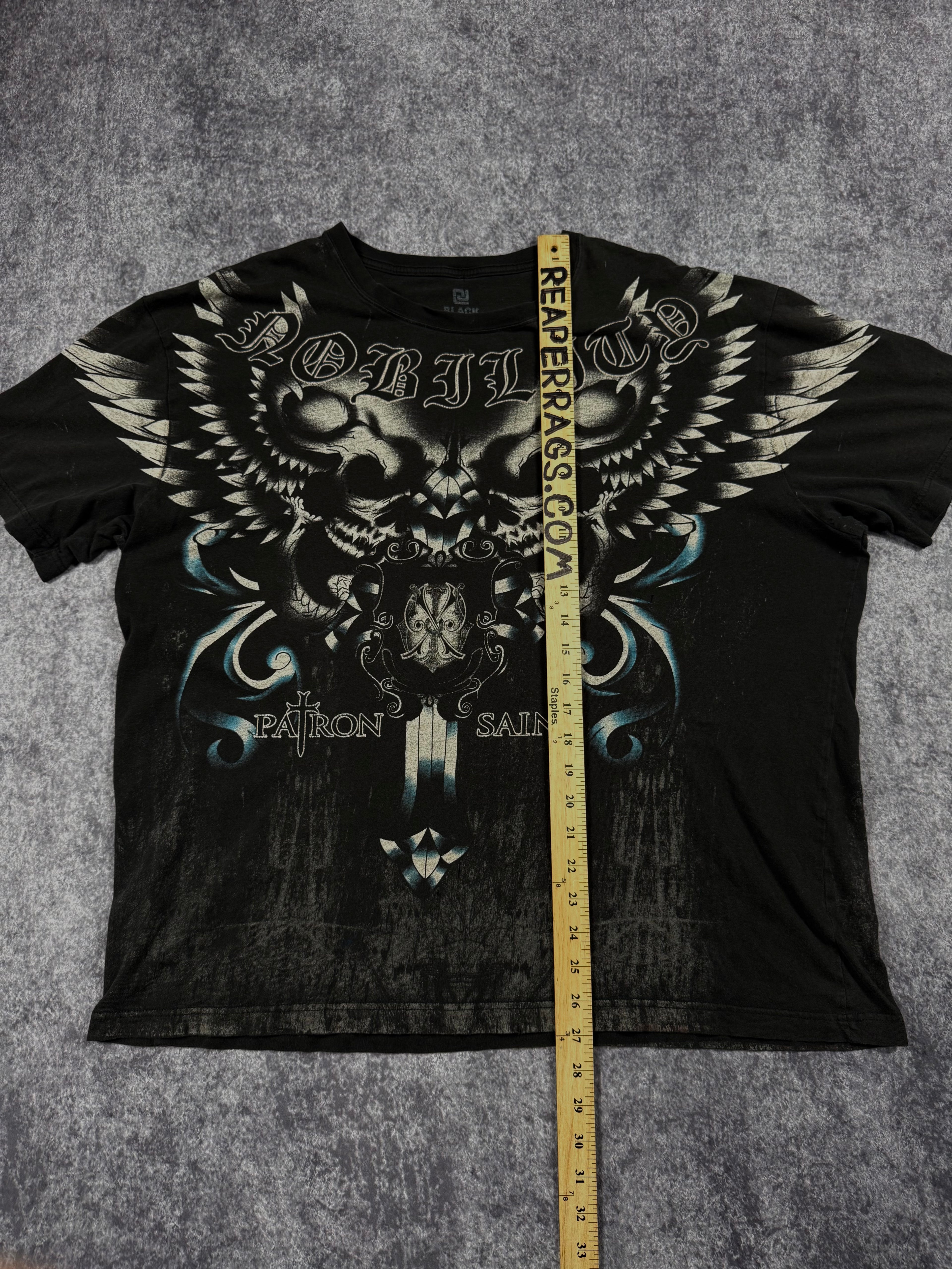 (rare) 2000s black x nobility shirt (XXL)