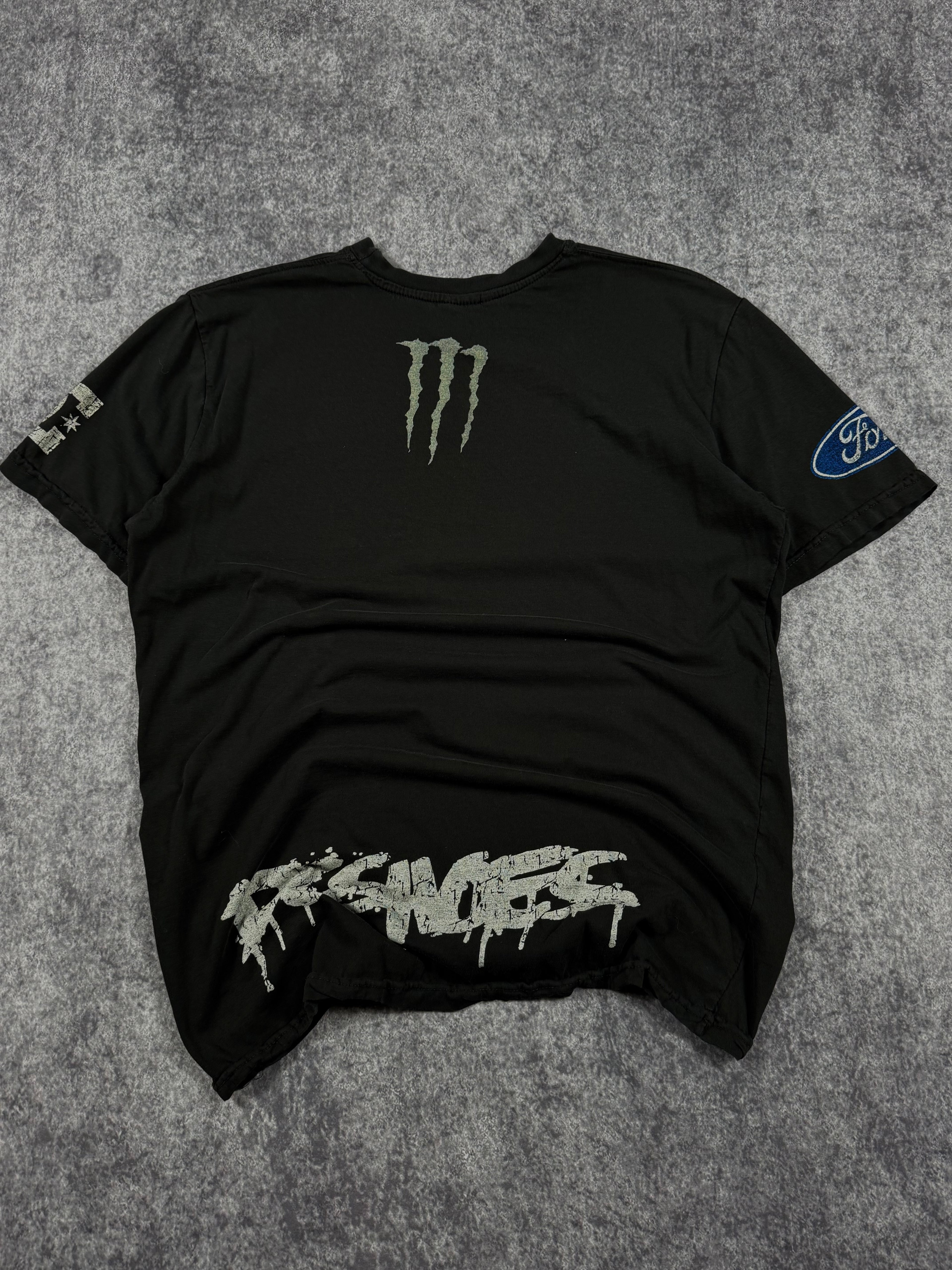 (rare) 2000s monster energy x dc shoes x ken block shirt (M)
