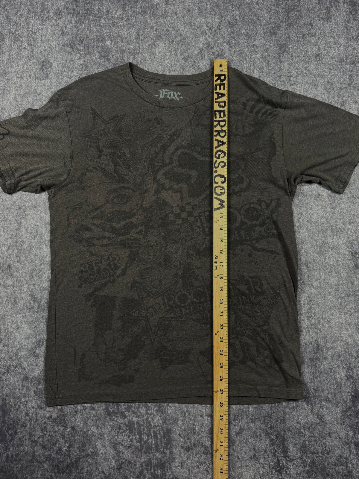 2000s fox racing shirt (M)