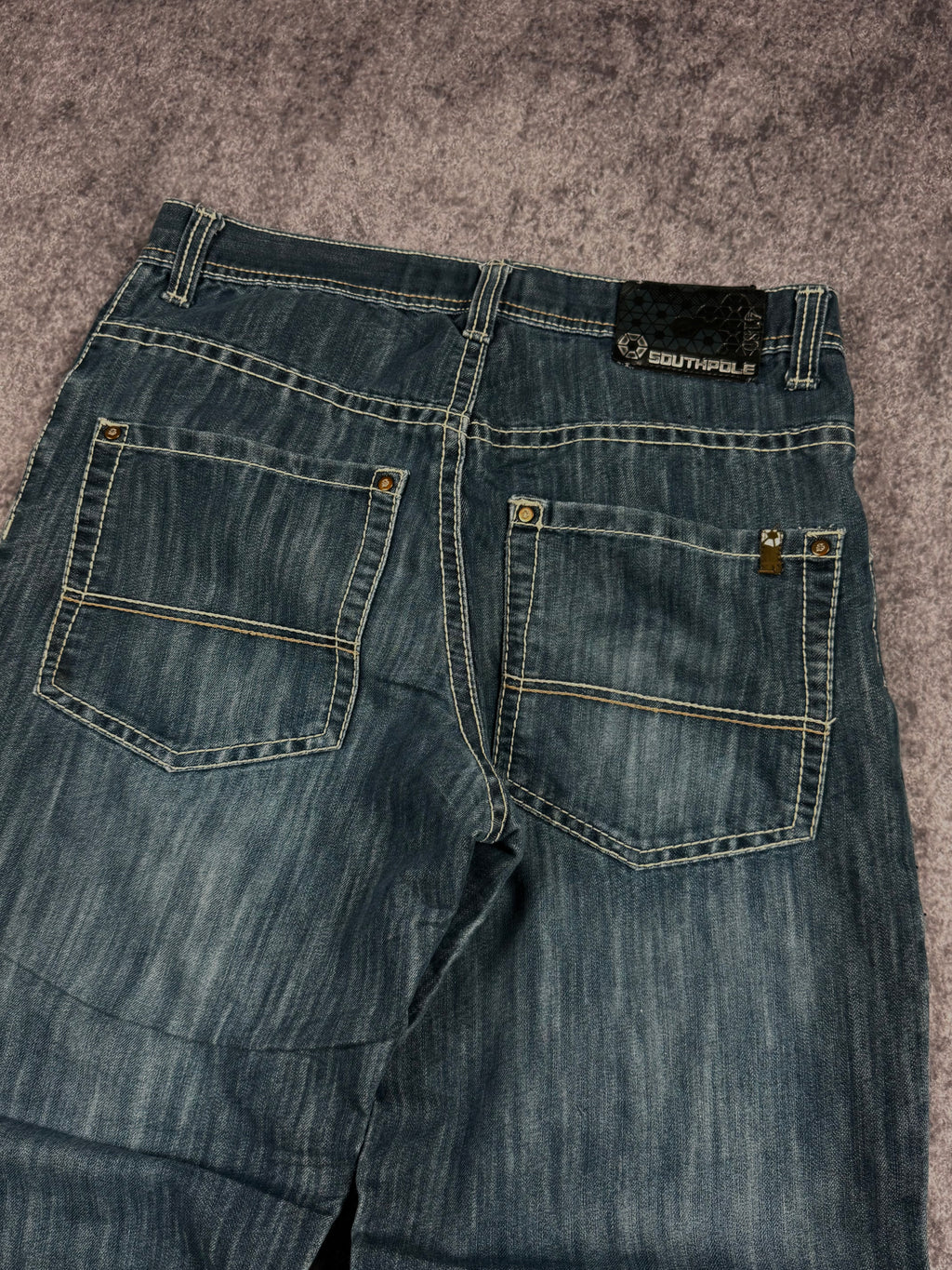 2000s southpole brown tan jeans (34x30)