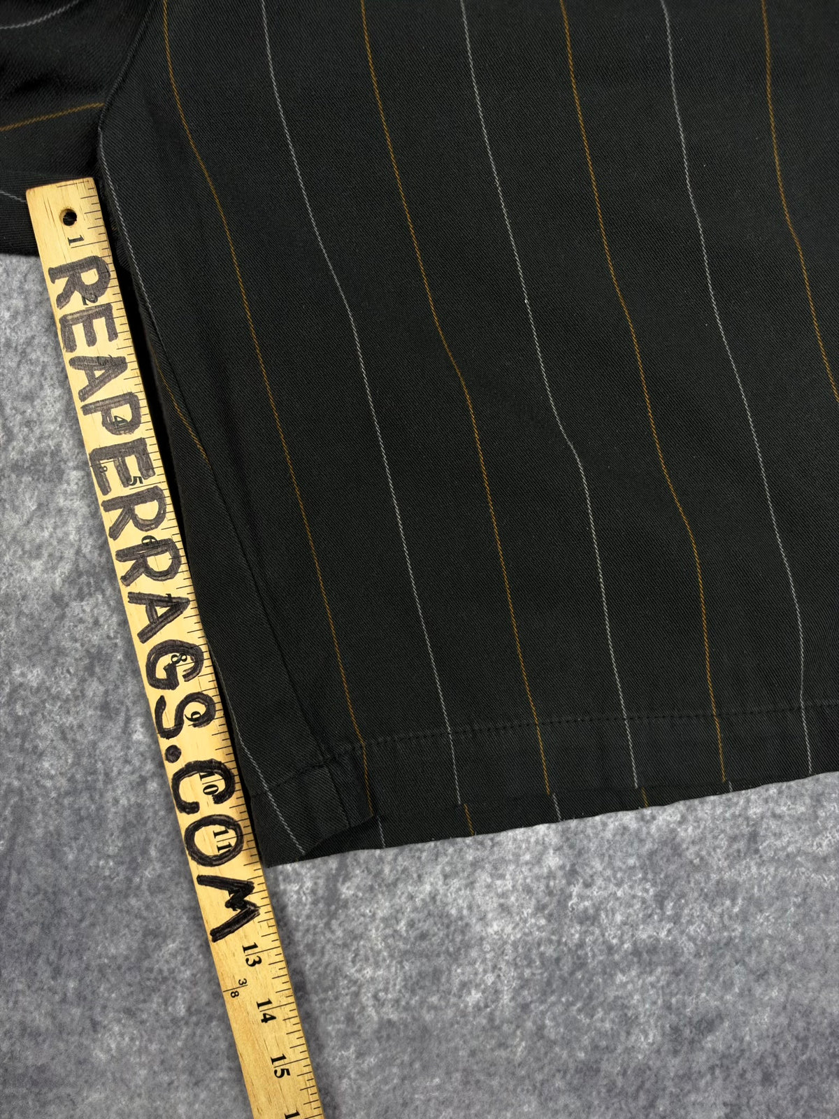 (GRAIL) 2000s LEATHER AFFLICTION SHORTS (36)
