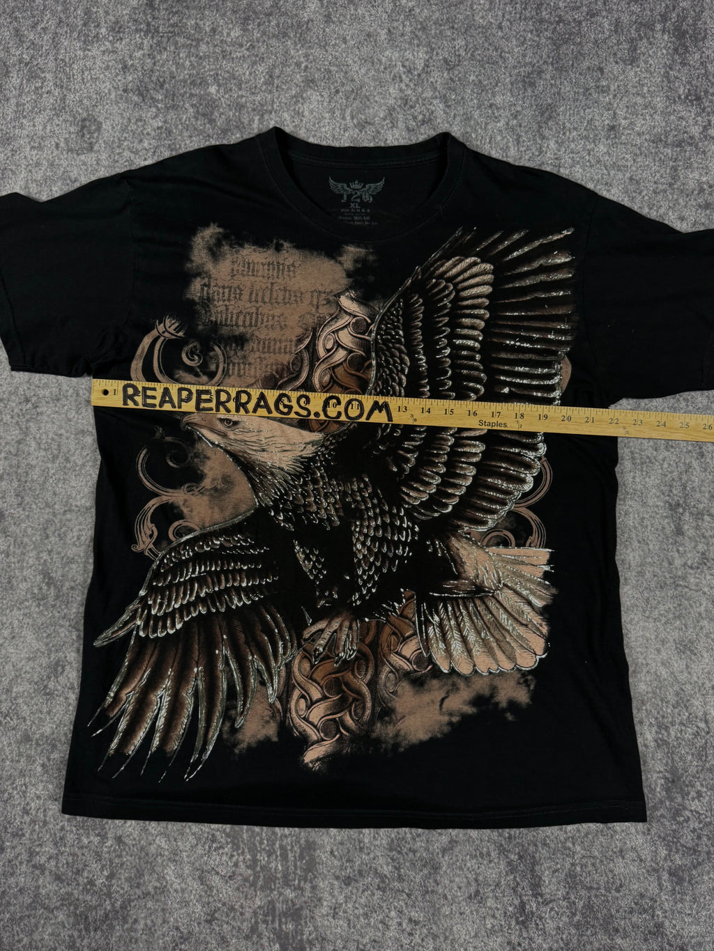 (rare) 2000s winged chrome shirt (L)