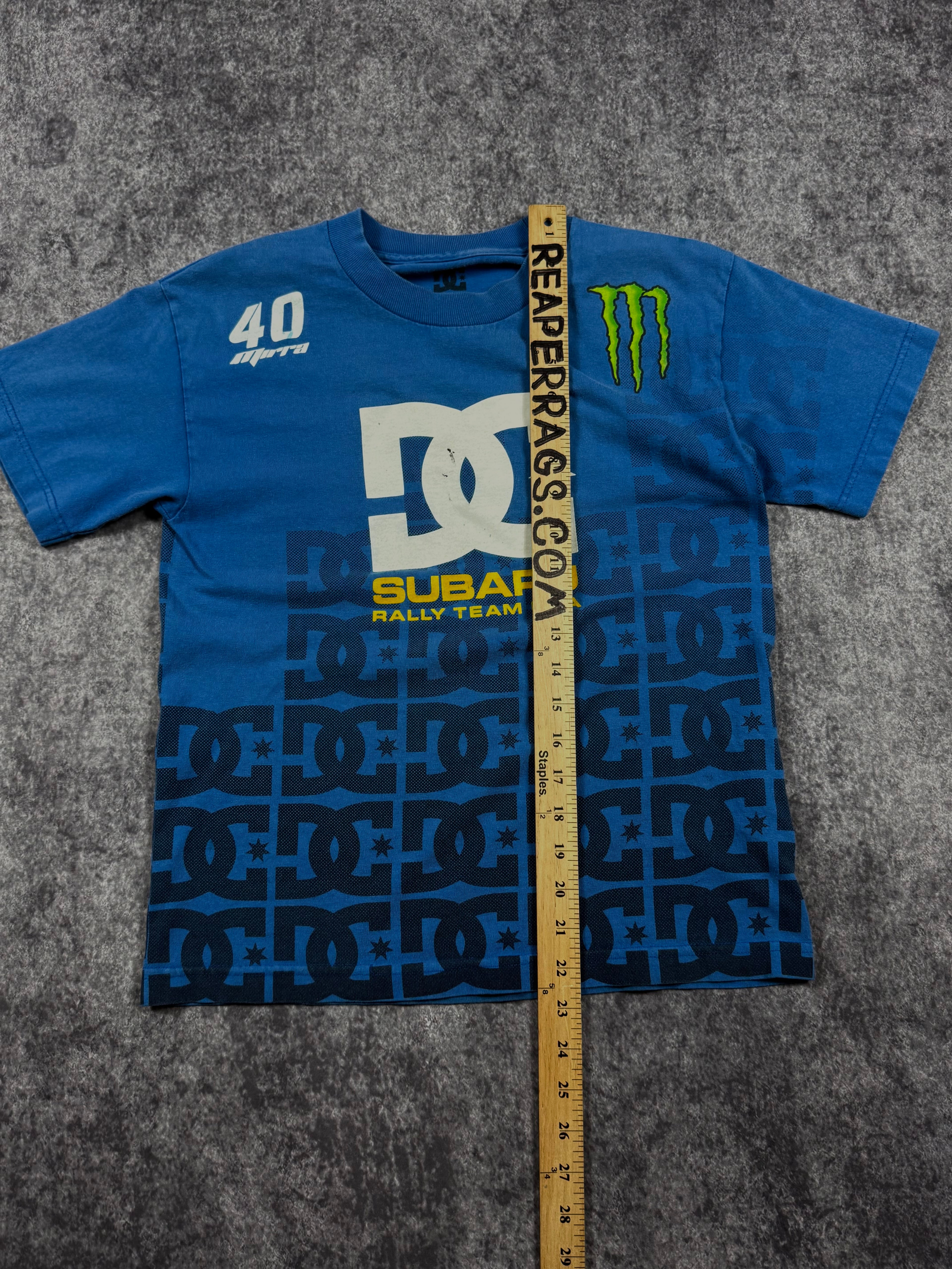 (rare) 2000s monster energy x dc shoes x subaru shirt (S)