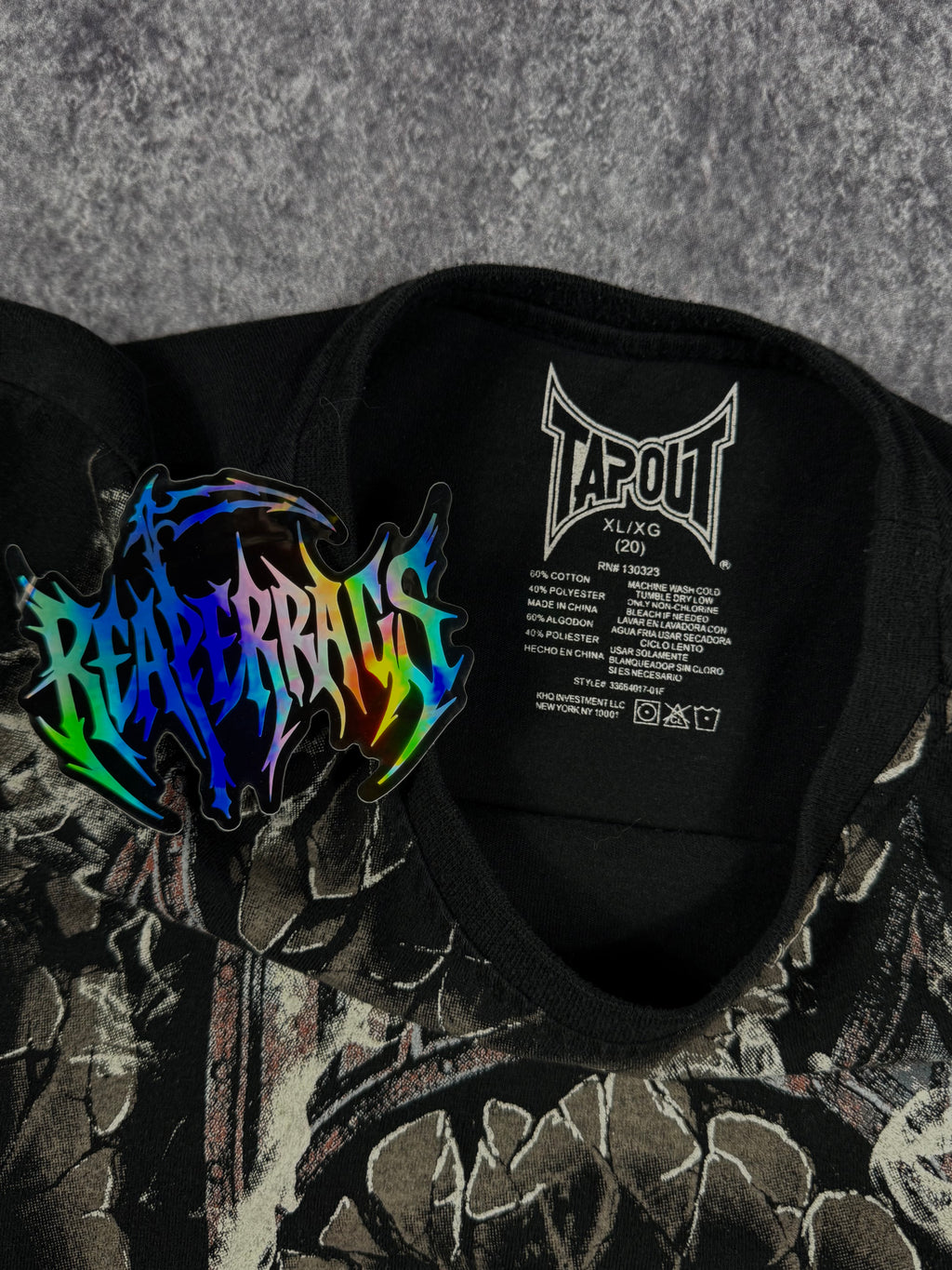 (rare) 2000s tapout shirt (S)