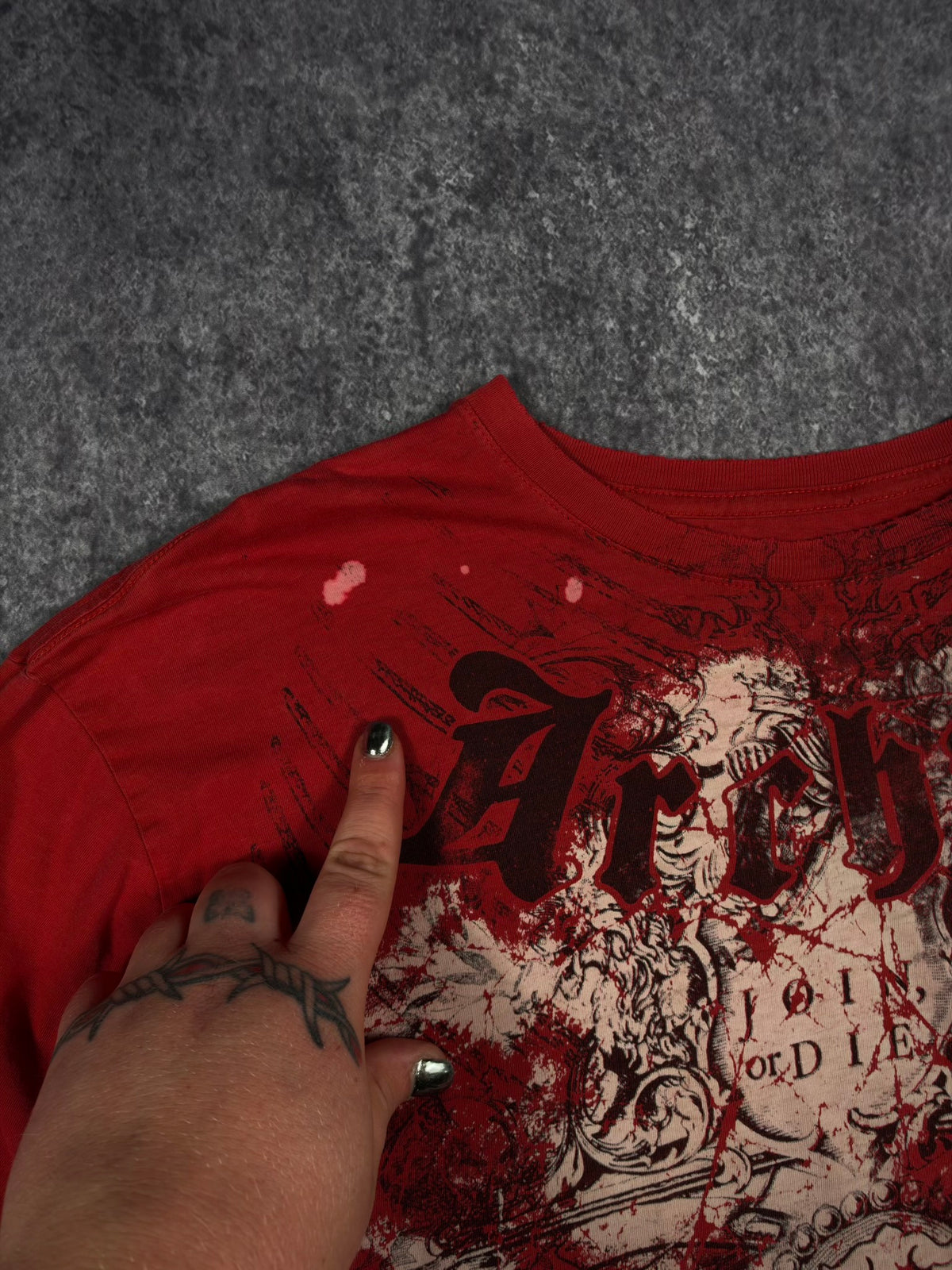 (RARE) 2000s ARCHAIC SHIRT (L)