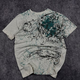 (rare) 2000s archiac x affliction shirt (S)