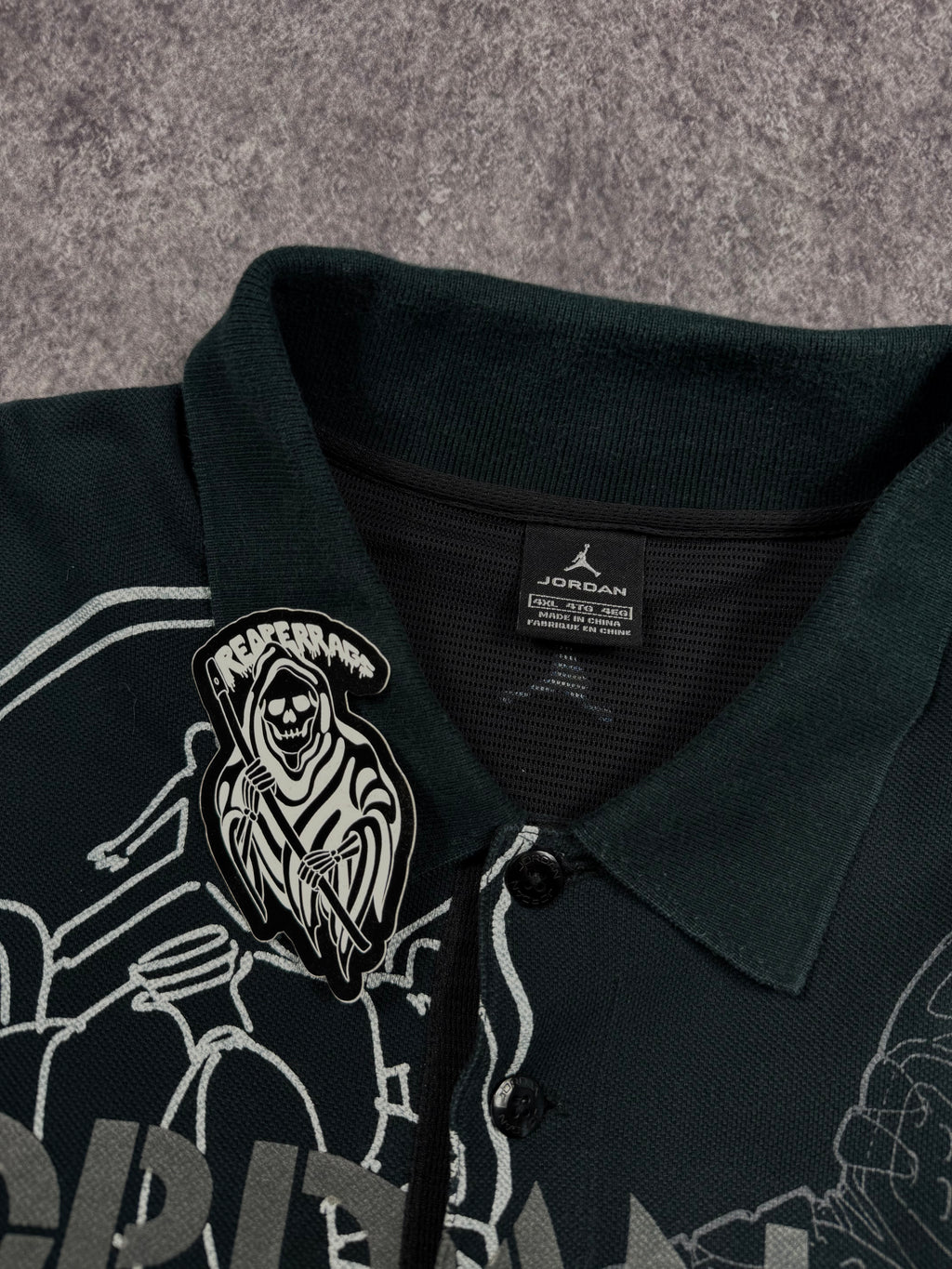 (rare) 2000s air jordan polo (XXXXL)