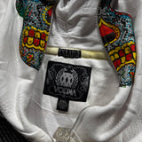 Deadstock 2000s Rhinestone Skull Hoodie (XXL)