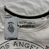 Y2K Ed Hardy Skull Shirt (S)