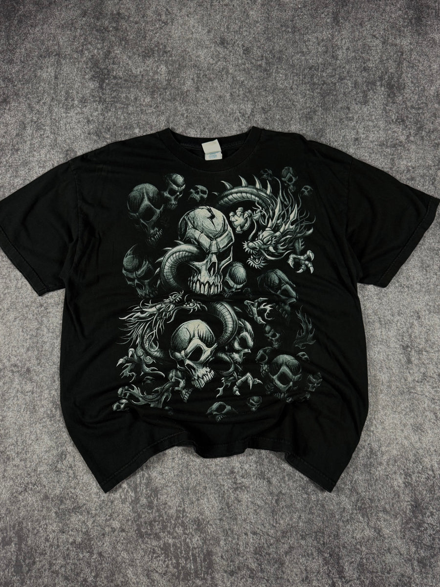 2000s skull shirt (XL)