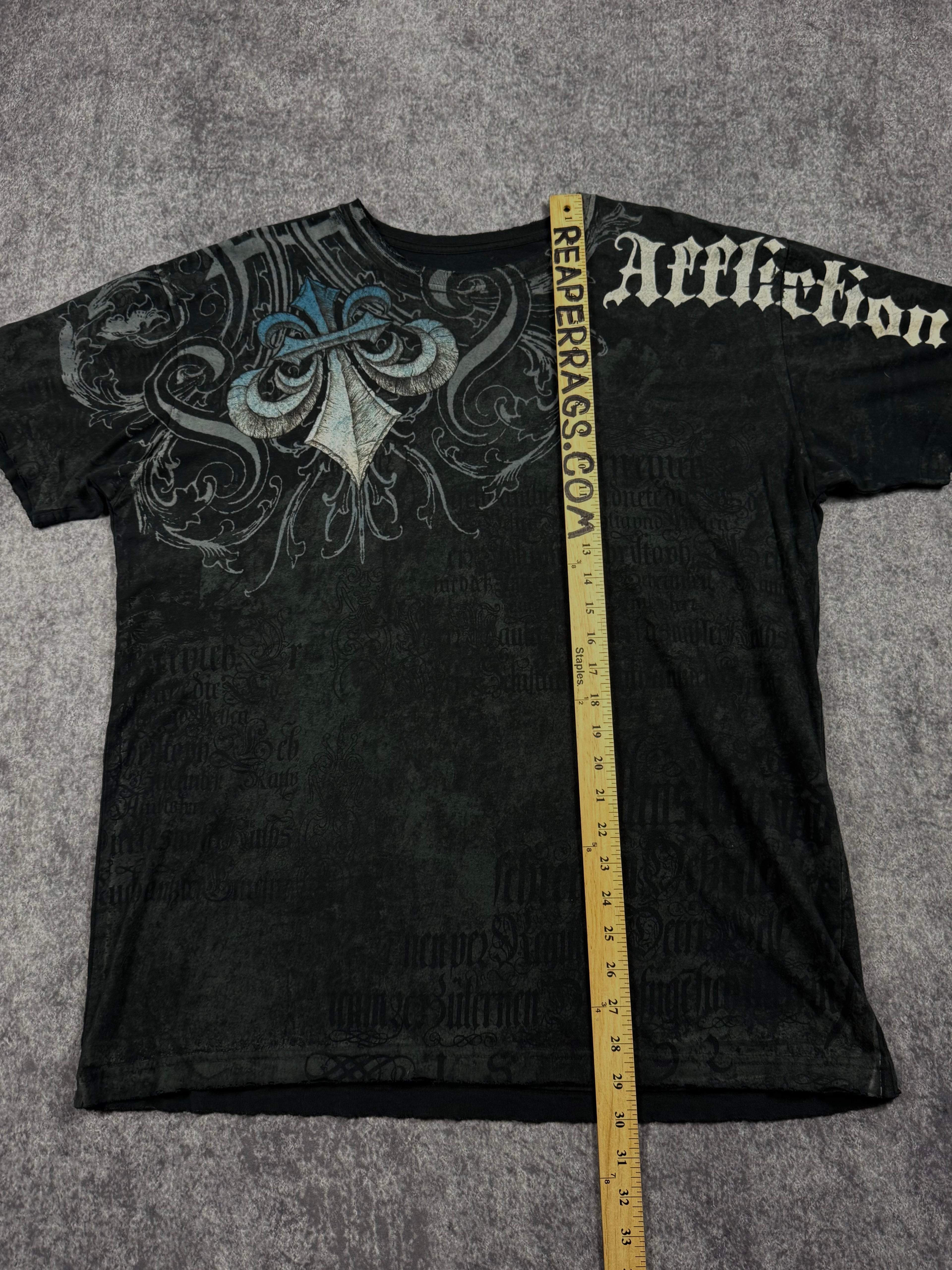 (rare) 2000s affliction shirt (XL)