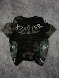 (rare) 2000s xzavier chrome shirt (L)