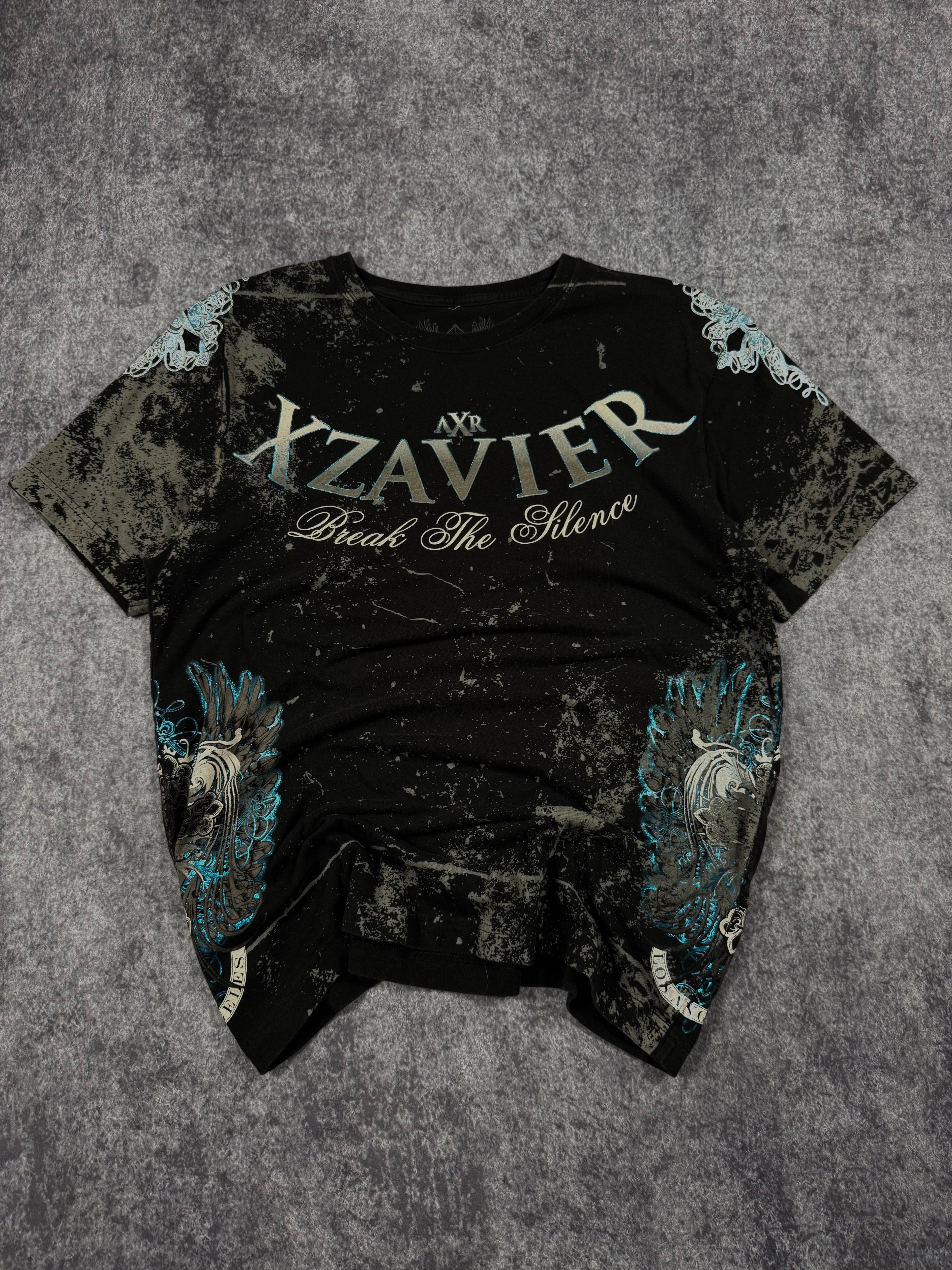 (rare) 2000s xzavier chrome shirt (L)