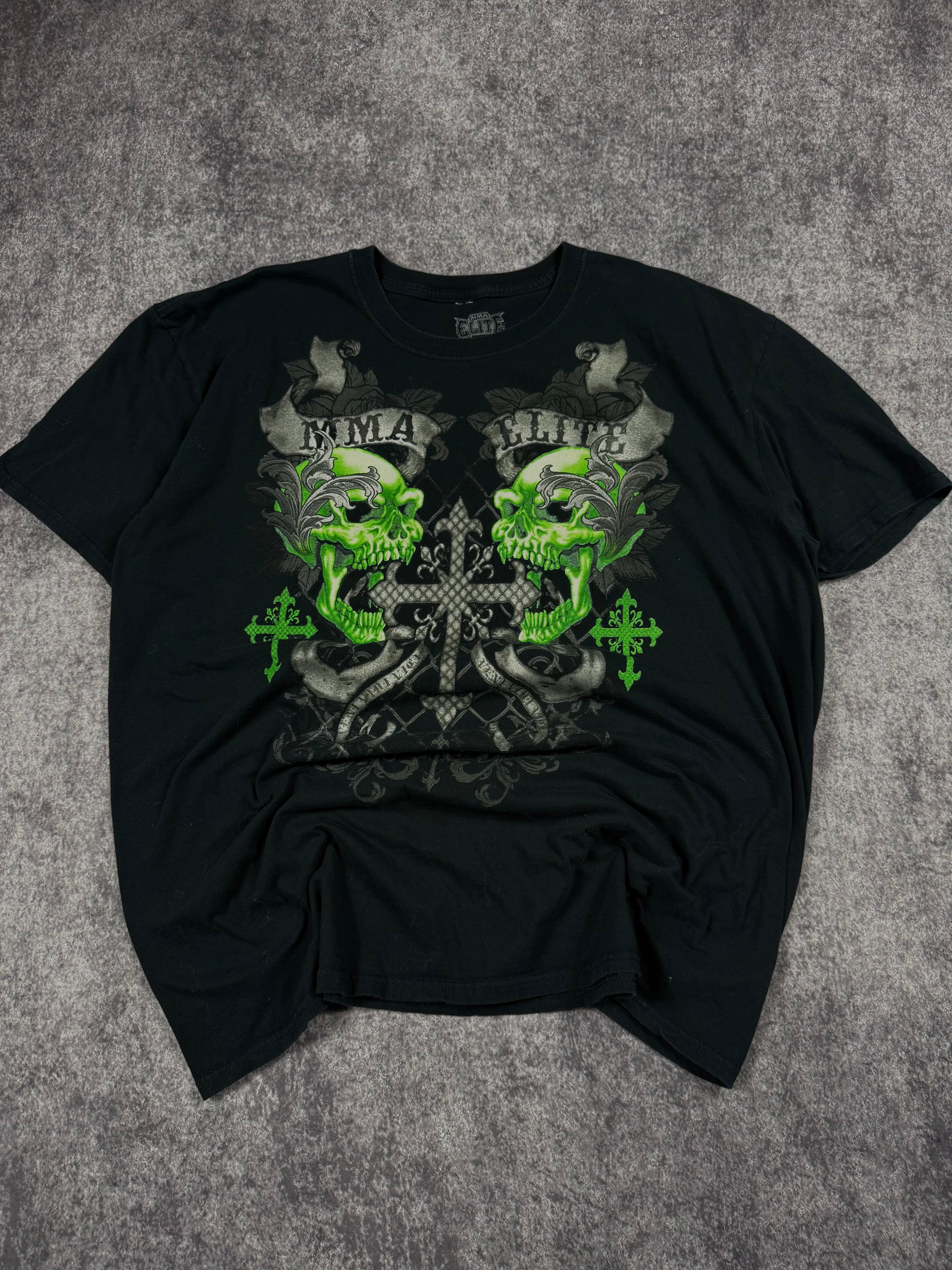 (rare) 2000s mma elite shirt (XXL)