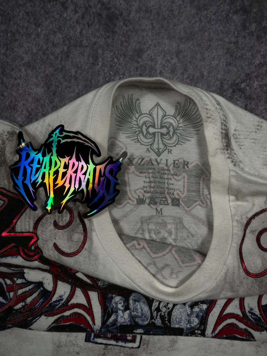 (GRAIL) 2000s CHROME XZAVIER SHIRT (M)
