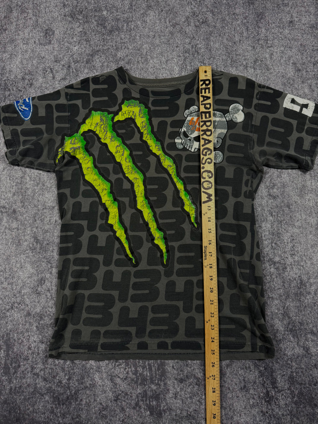 (rare) 2000s monster energy x ken block shirt (S)