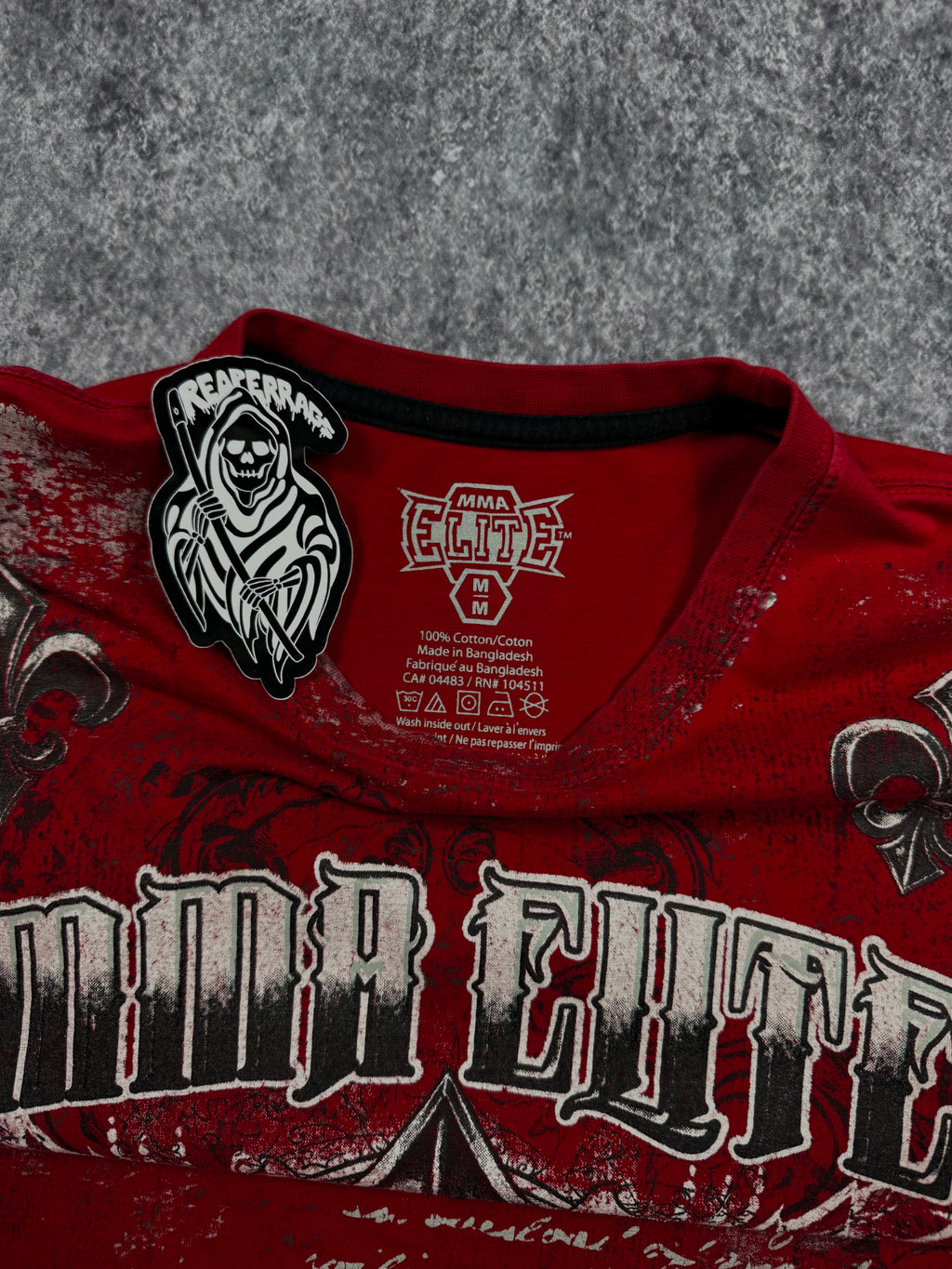 (rare) 2000s mma elite shirt (M)