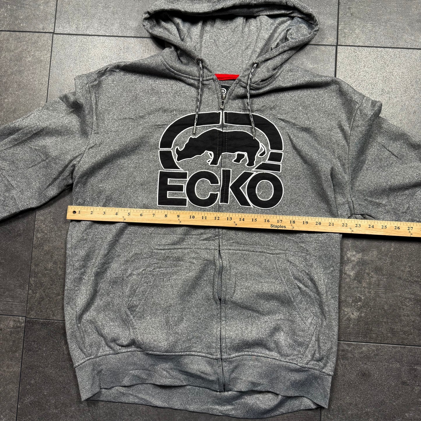 Y2K Ecko Unltd. Zip-Up Hoodie (M)